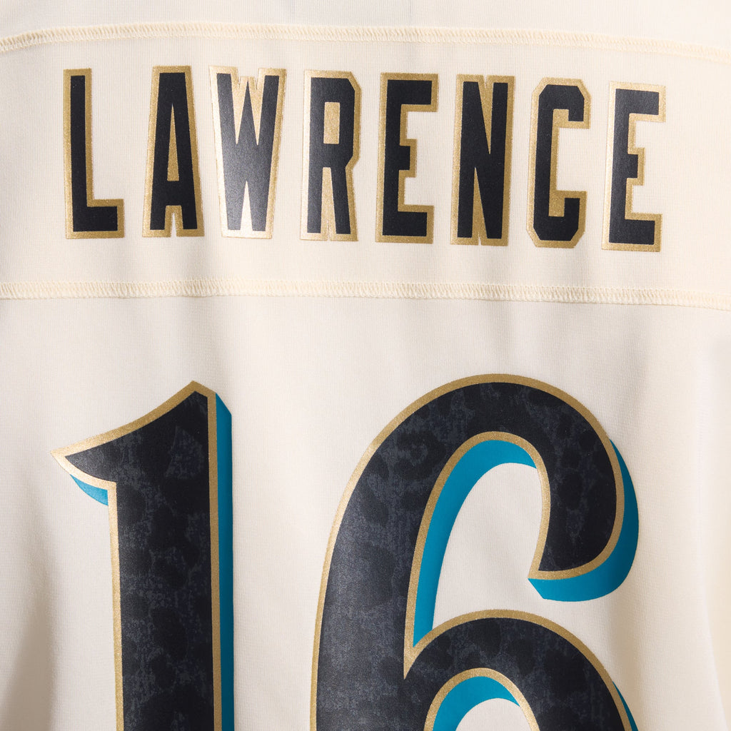 Jacksonville Jaguars Trevor Lawrence Nike Natural 2026 Rivalries Collection Game Jersey