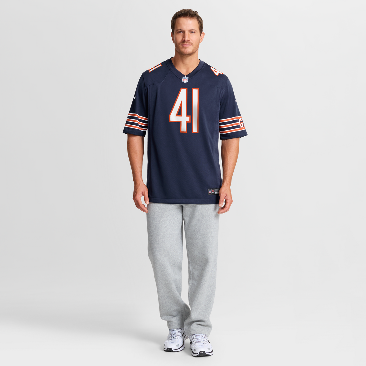 Chicago Bears Brian Piccolo Nike Navy Game Retired Player Jersey