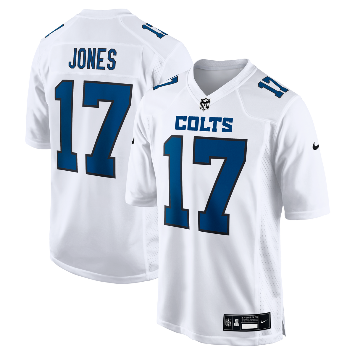 Indianapolis Colts Daniel Jones Nike Carbon Black Fashion Game Jersey