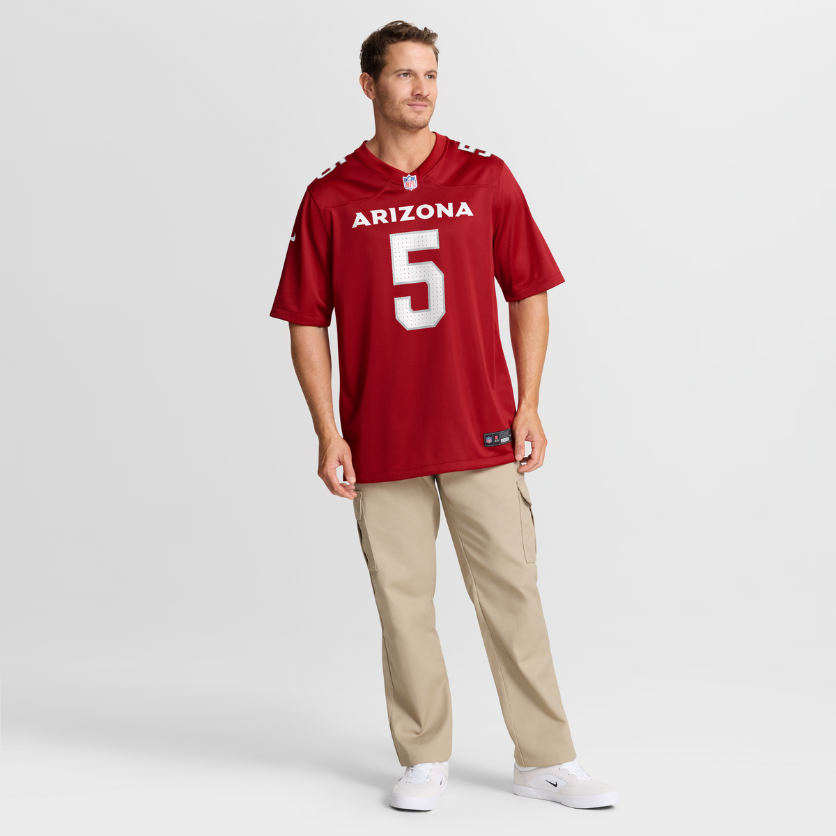 Arizona Cardinals Baron Browning Nike Cardinal Team Game Jersey
