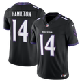 Baltimore Ravens Kyle Hamilton Nike Black Alternate Vapor F.U.S.E. Stitched Limited Jersey
