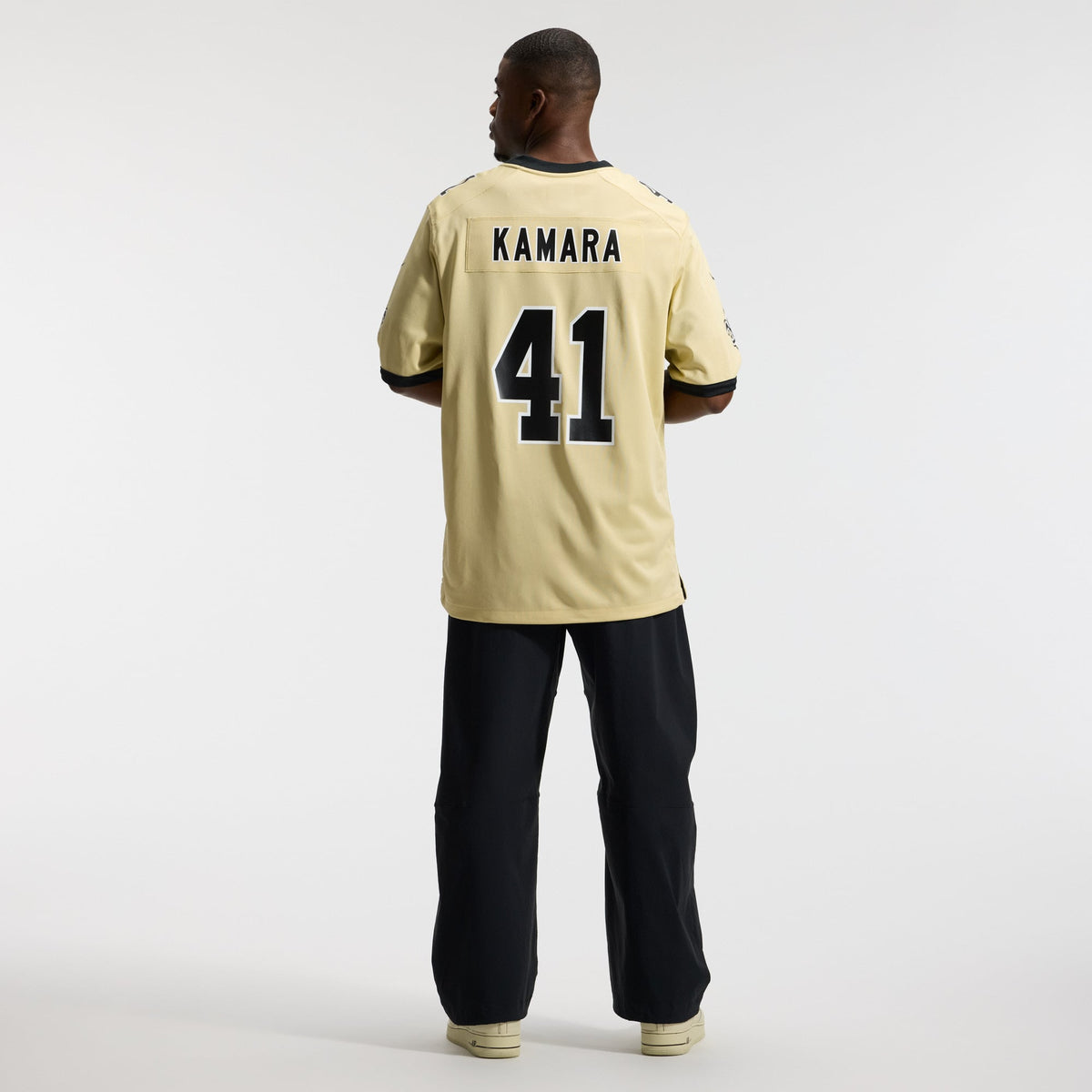 New Orleans Saints Alvin Kamara Nike Black Game Jersey