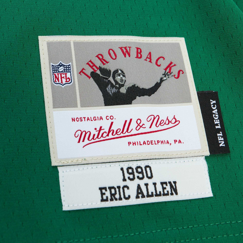 Philadelphia Eagles Eric Allen Mitchell & Ness Kelly Green Legacy Replica Jersey