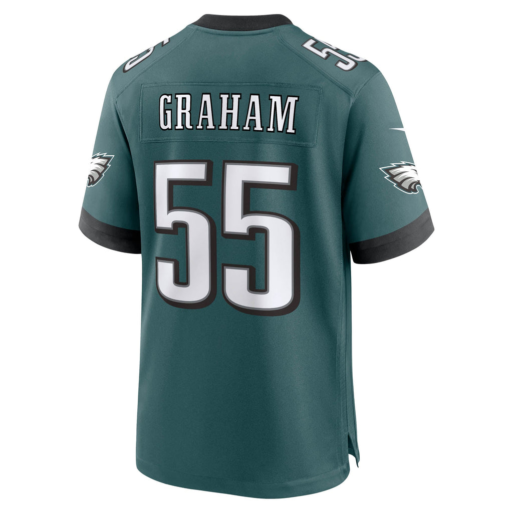Philadelphia Eagles Brandon Graham Nike Midnight Green Team Game Jersey