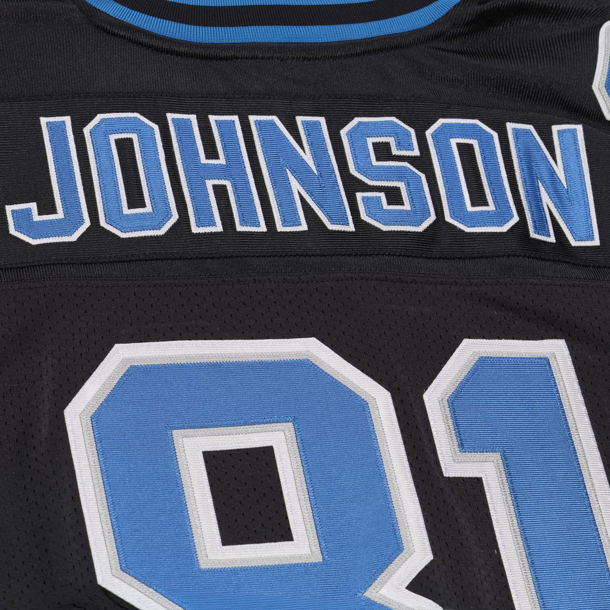 Detroit Lions Calvin Johnson Mitchell & Ness Black 2007 Authentic Throwback Jersey