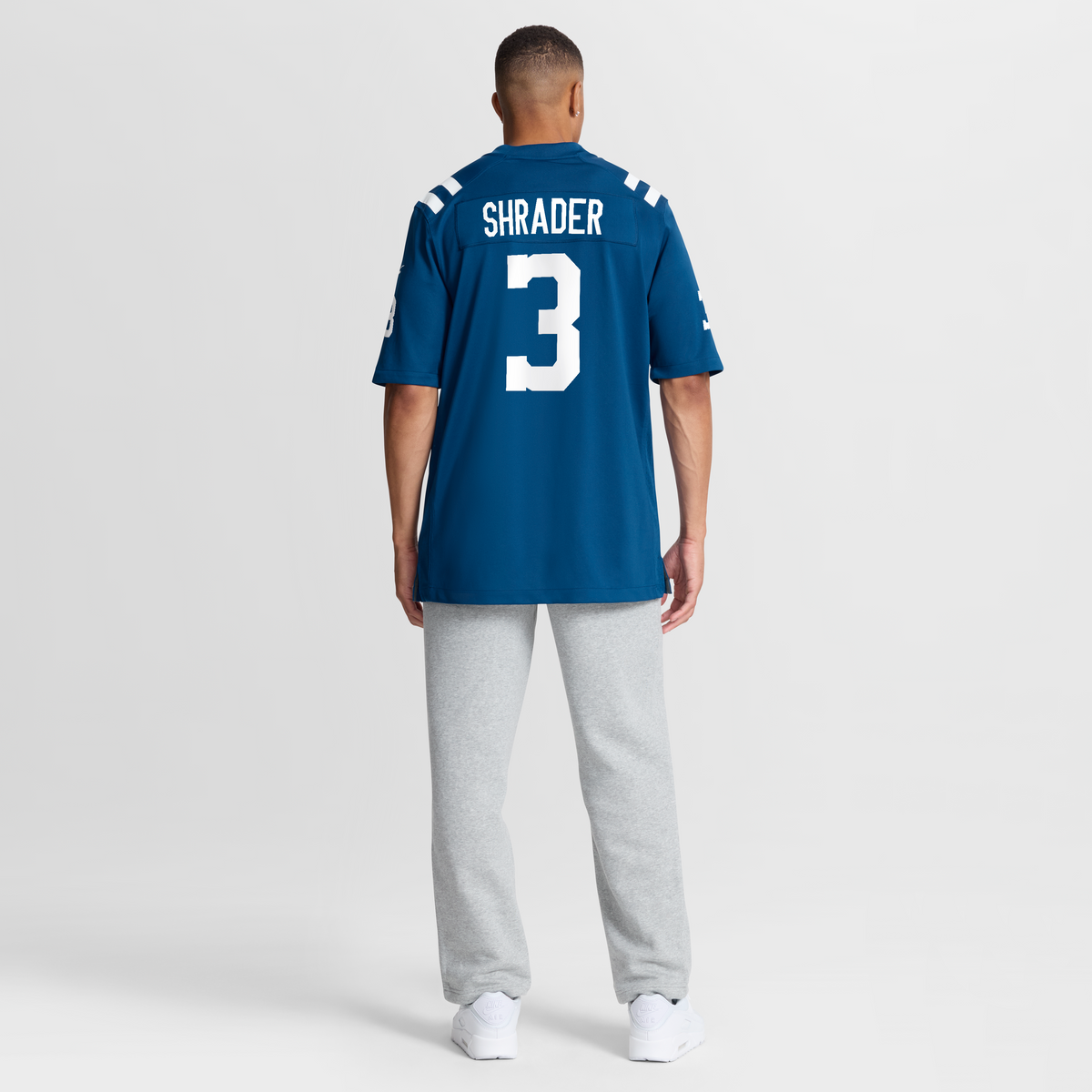 Indianapolis Colts Spencer Shrader Nike Royal Team Game Jersey