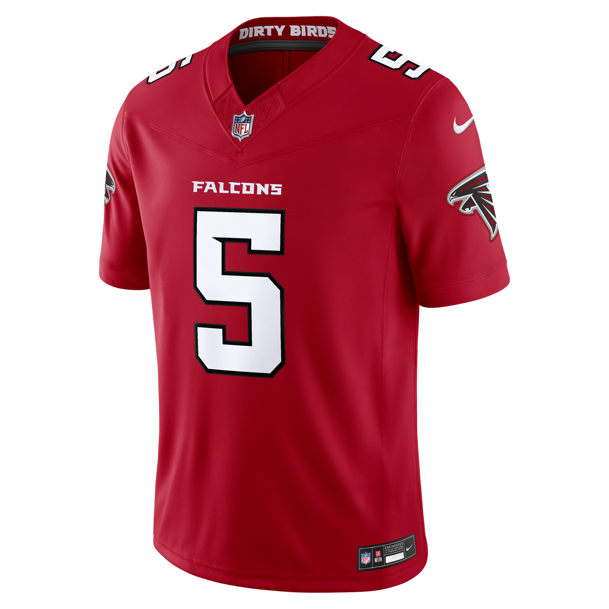 Atlanta Falcons Drake London Nike Red Team Vapor F.U.S.E. Stitched Limited Jersey