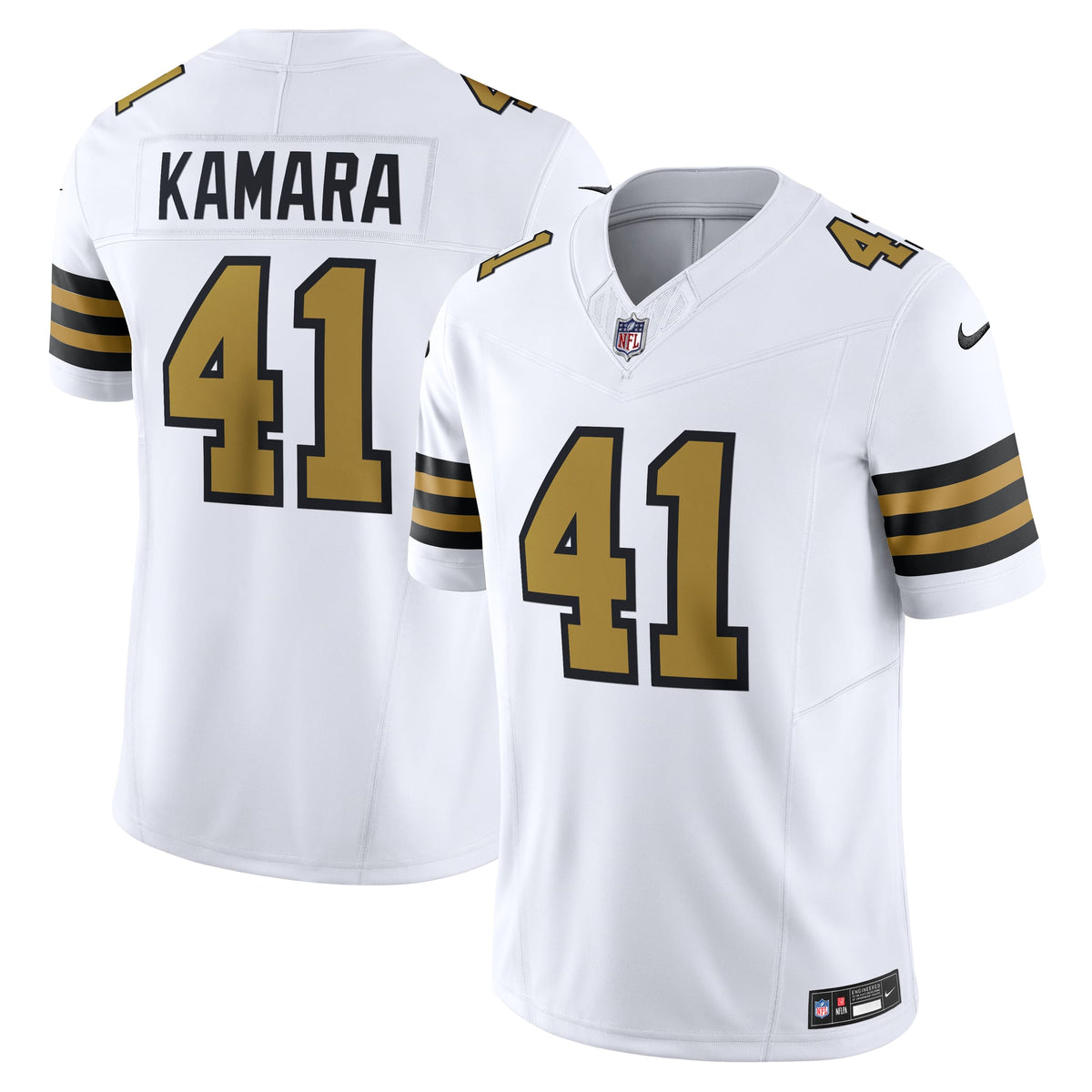 New Orleans Saints Alvin Kamara Nike Black Vapor F.U.S.E. Limited Jersey