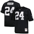 Las Vegas Raiders Charles Woodson Mitchell & Ness Black Big & Tall 1998 Retired Player Replica Jersey