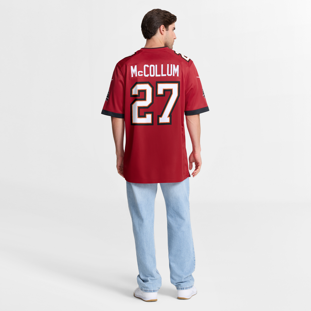 Tampa Bay Buccaneers Zyon McCollum Nike Red Game Player Jersey