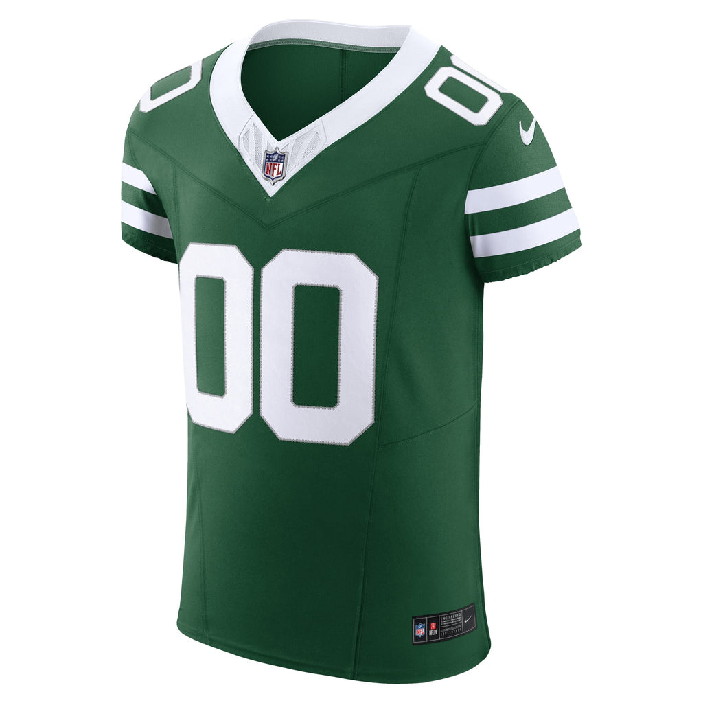 New York Jets Nike Legacy Green Vapor F.U.S.E. Elite Custom Jersey