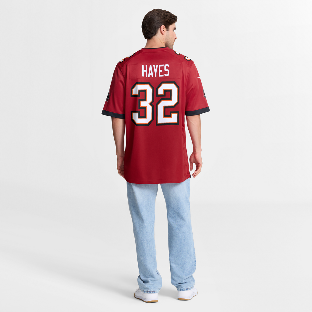 Tampa Bay Buccaneers Josh Hayes Nike Red Game Jersey