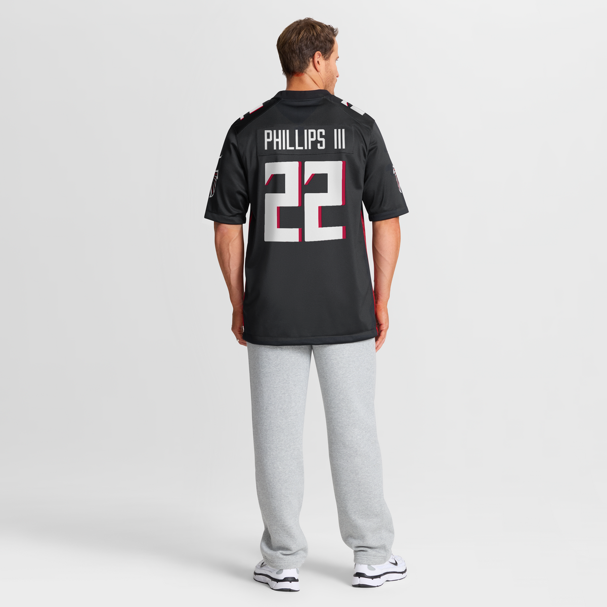 Atlanta Falcons Clark Phillips III Nike Black Team Game Jersey