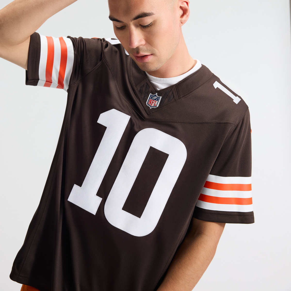 Cleveland Browns Quinshon Judkins Nike Brown Team Vapor F.U.S.E. Stitched Limited Jersey
