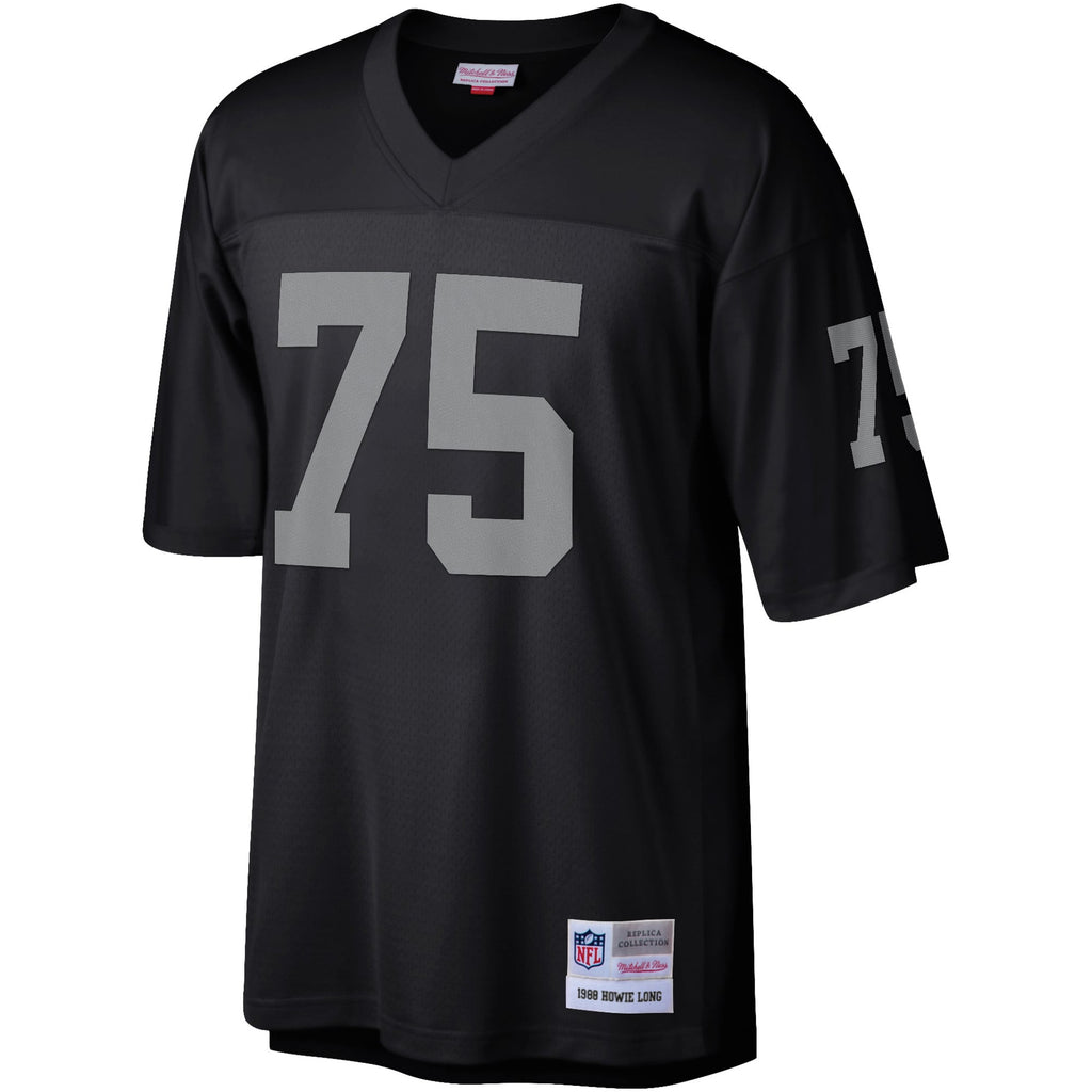 Las Vegas Raiders Howie Long Mitchell & Ness Black Legacy Replica Jersey