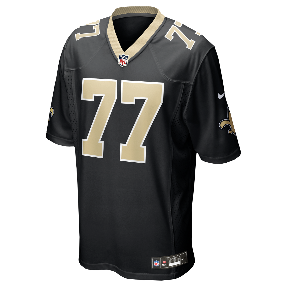 New Orleans Saints Dillon Radunz Nike Black Team Game Jersey