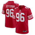 San Francisco 49ers Jordan Jefferson Nike Scarlet Team Game Jersey