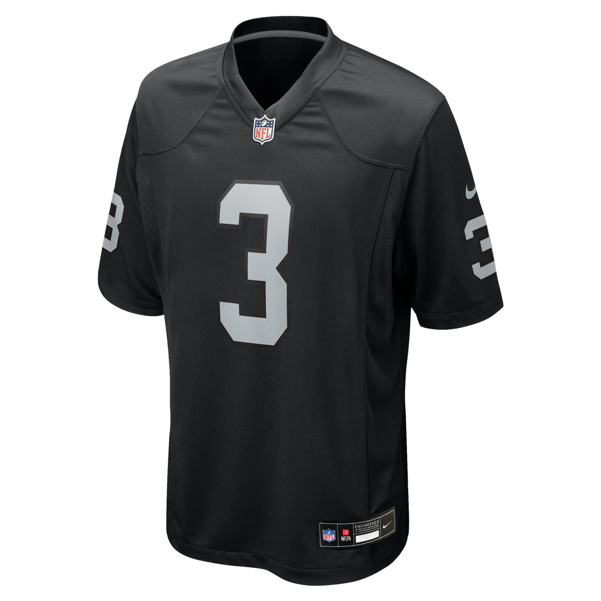 Las Vegas Raiders Taron Johnson Nike Black Team Game Jersey
