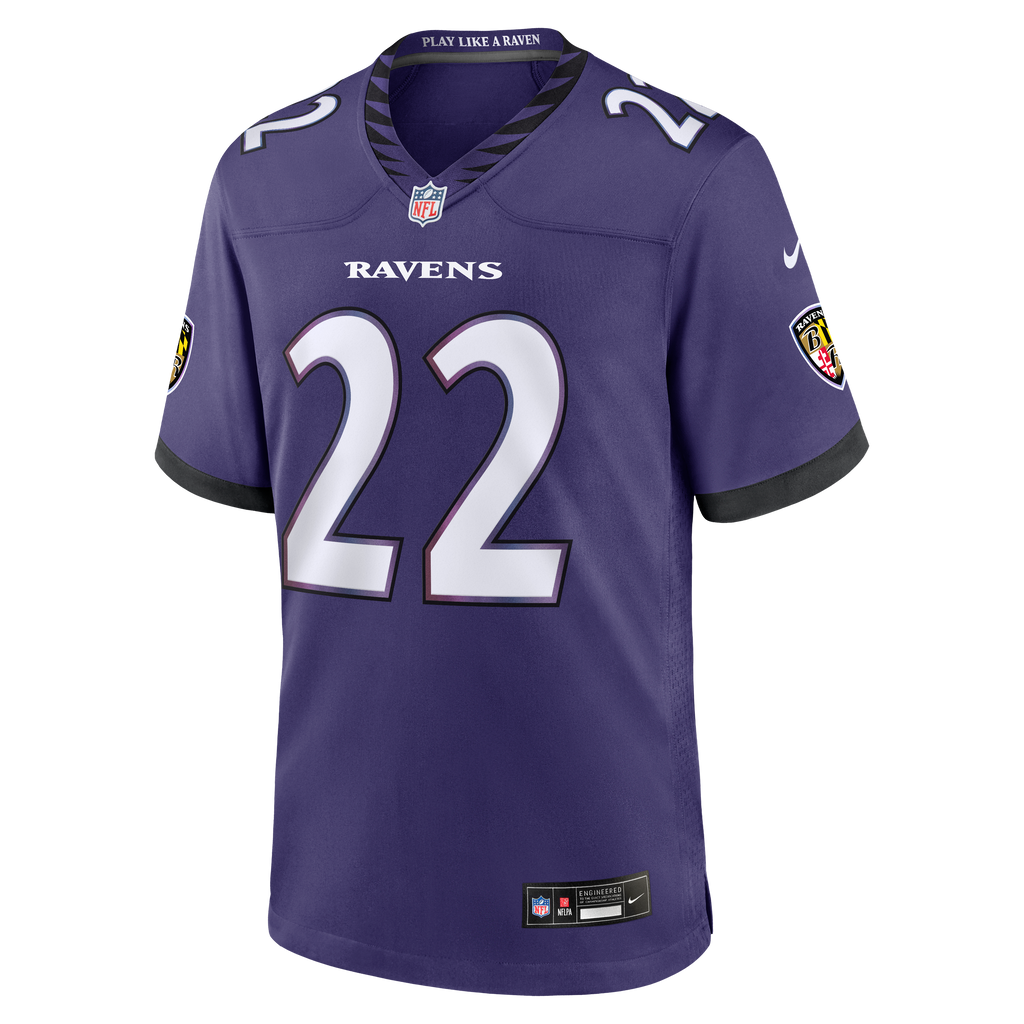 Baltimore Ravens Derrick Henry Nike Purple Team Game Jersey