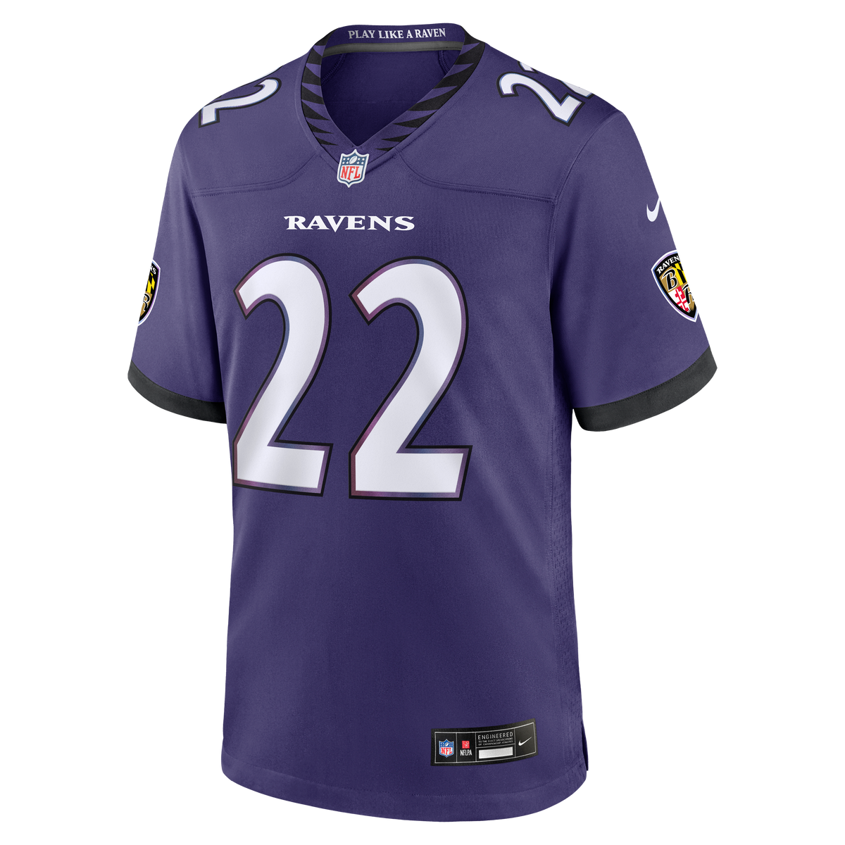 Baltimore Ravens Derrick Henry Nike Purple Team Game Jersey