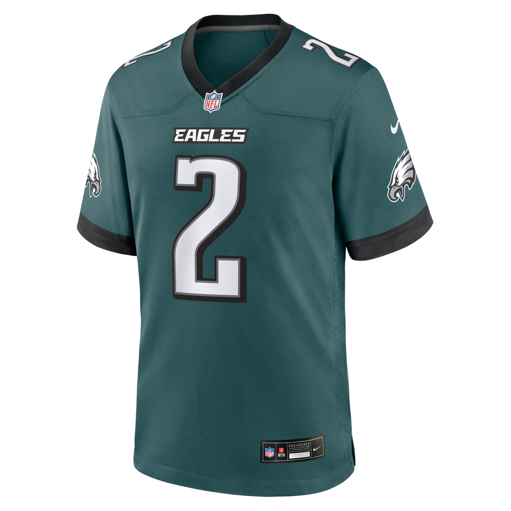 Philadelphia Eagles Tariq Woolen Nike Kelly Green Alternate Game Jersey