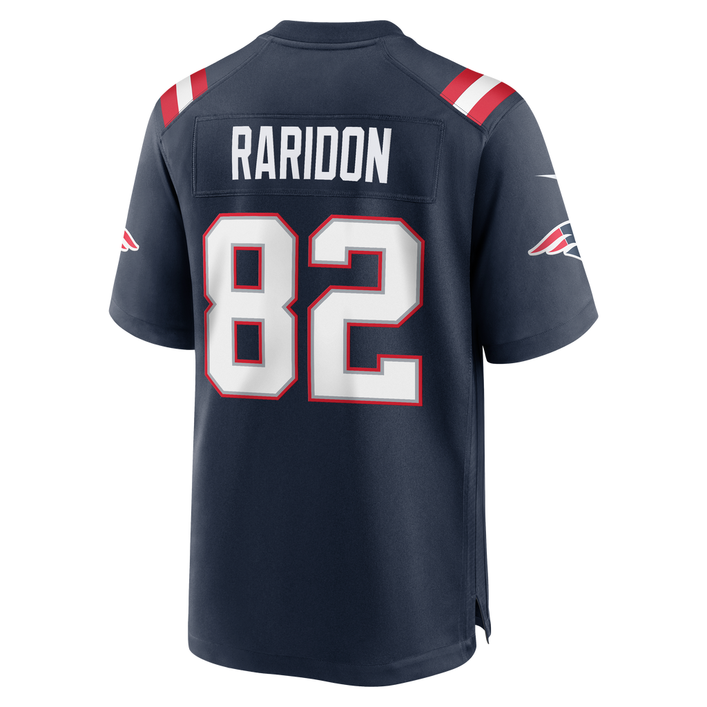 New England Patriots Eli Raridon Nike Navy Team Game Jersey