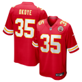 Kansas City Chiefs Christian Okoye Nike Red Game Retired Player Jersey