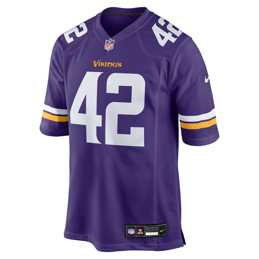 Minnesota Vikings Andrew DePaola Nike Purple Game Jersey