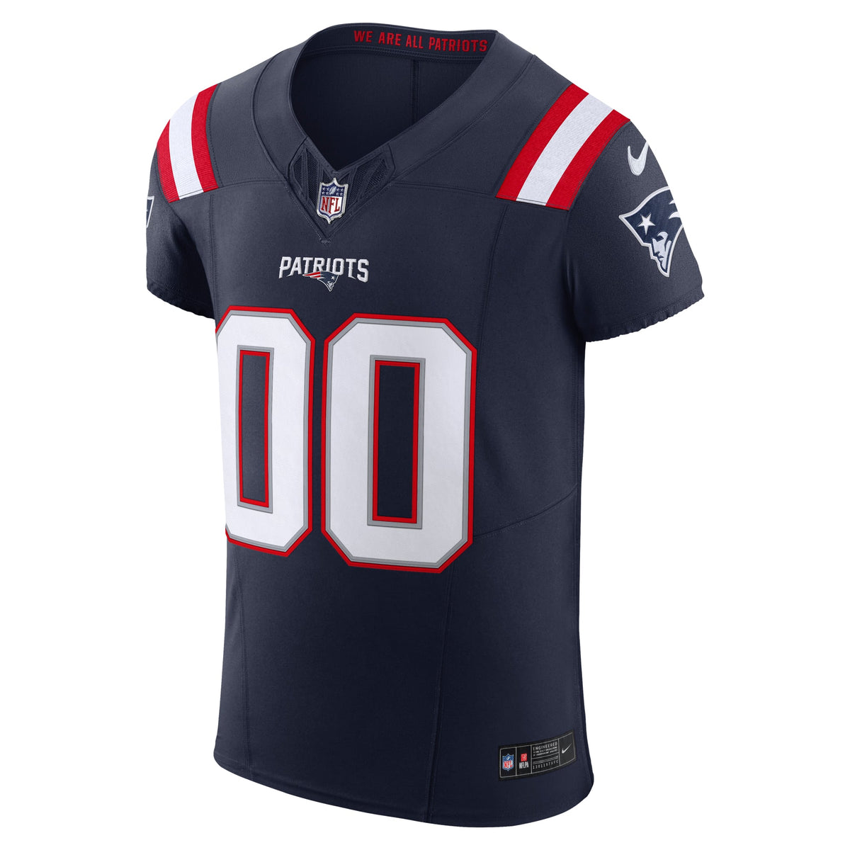 New England Patriots Nike Navy Vapor F.U.S.E. Elite Custom Jersey