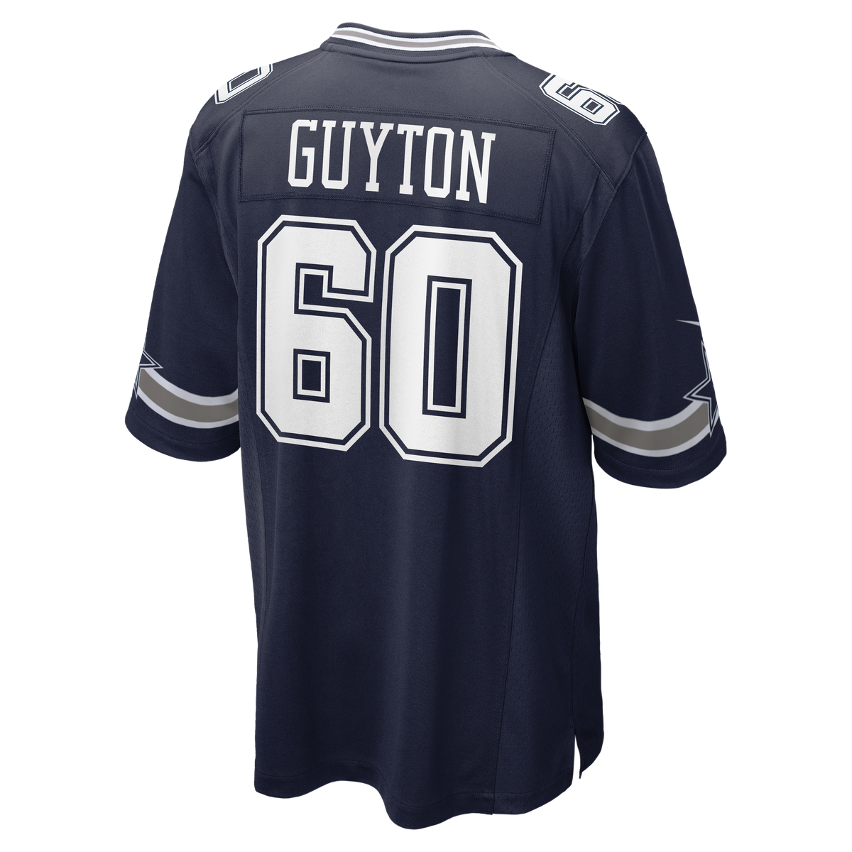 Dallas Cowboys Tyler Guyton Nike Navy Player Game Jersey