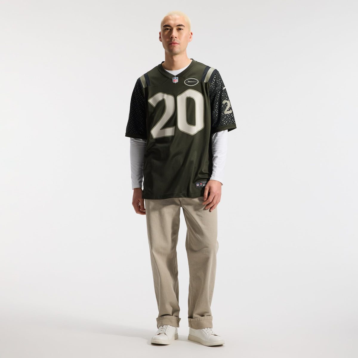 New York Jets Breece Hall Nike Green Rivalries Collection Game Jersey