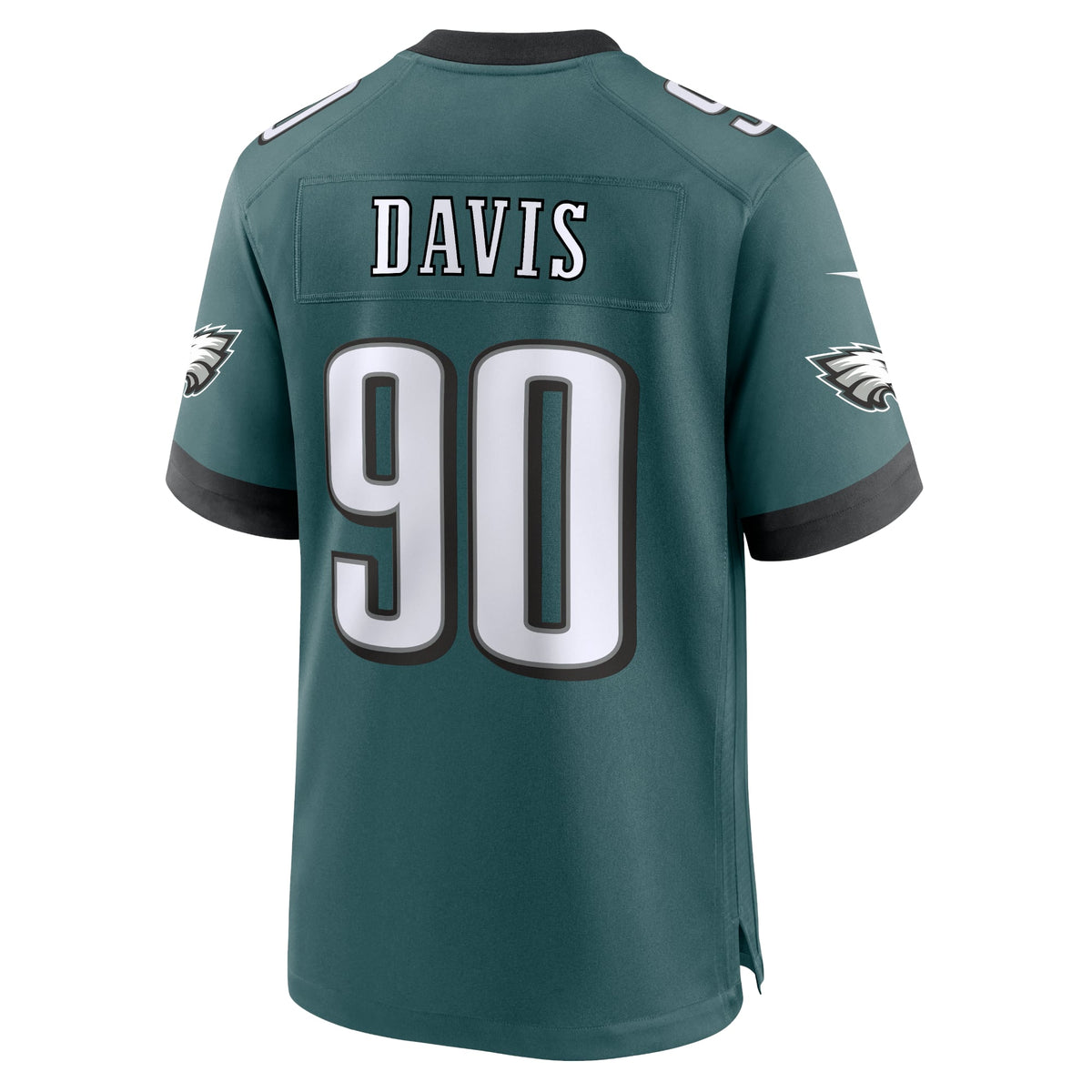 Philadelphia Eagles Jordan Davis Nike Midnight Green Team Game Jersey