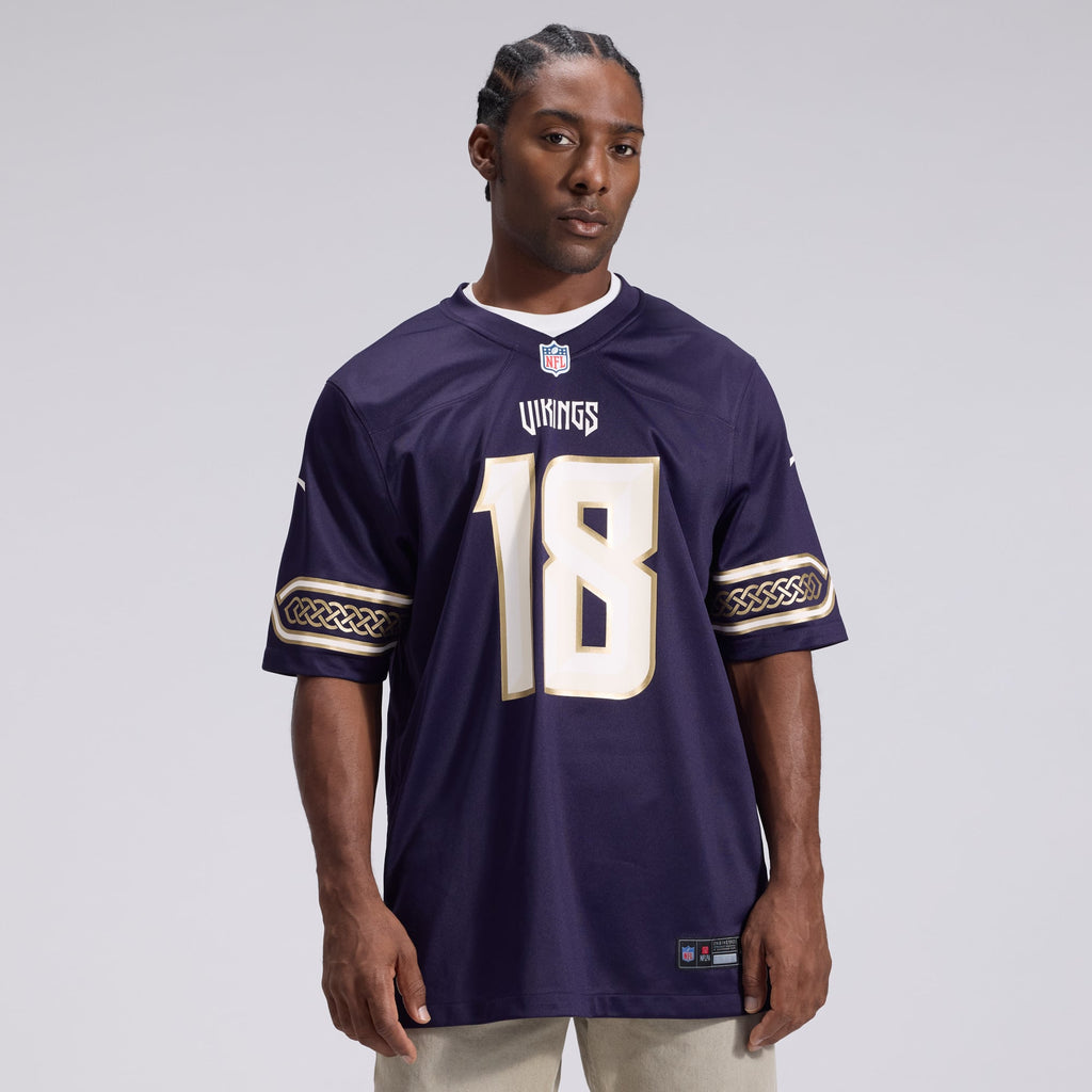 Minnesota Vikings Justin Jefferson Nike Purple 2026 Rivalries Collection Game Jersey