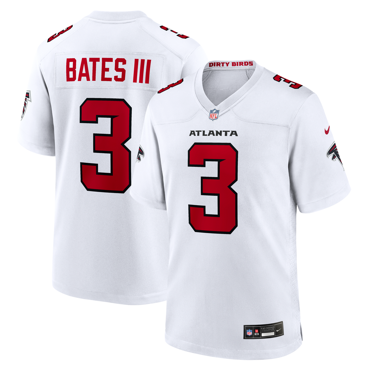 Atlanta Falcons Jessie Bates III Nike White Game Jersey