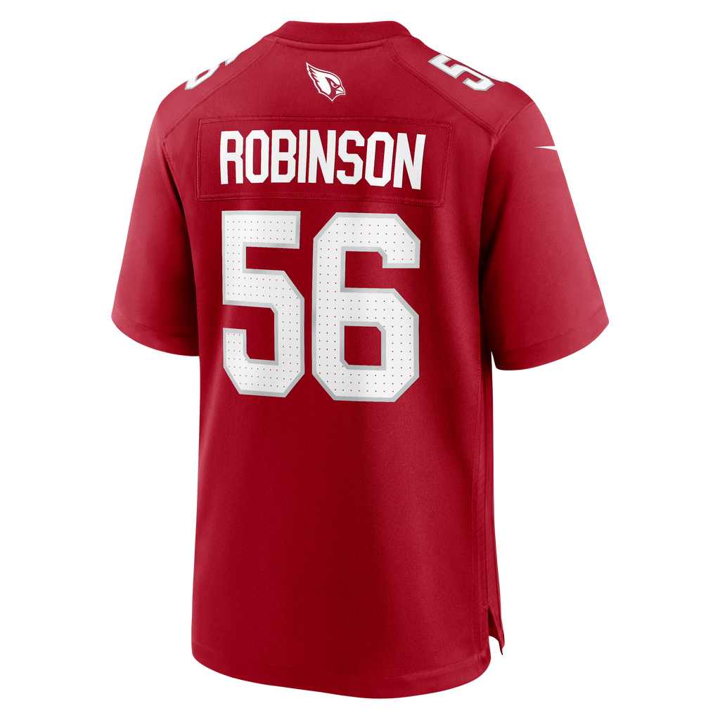 Arizona Cardinals Darius Robinson Nike Cardinal Player Game Jersey