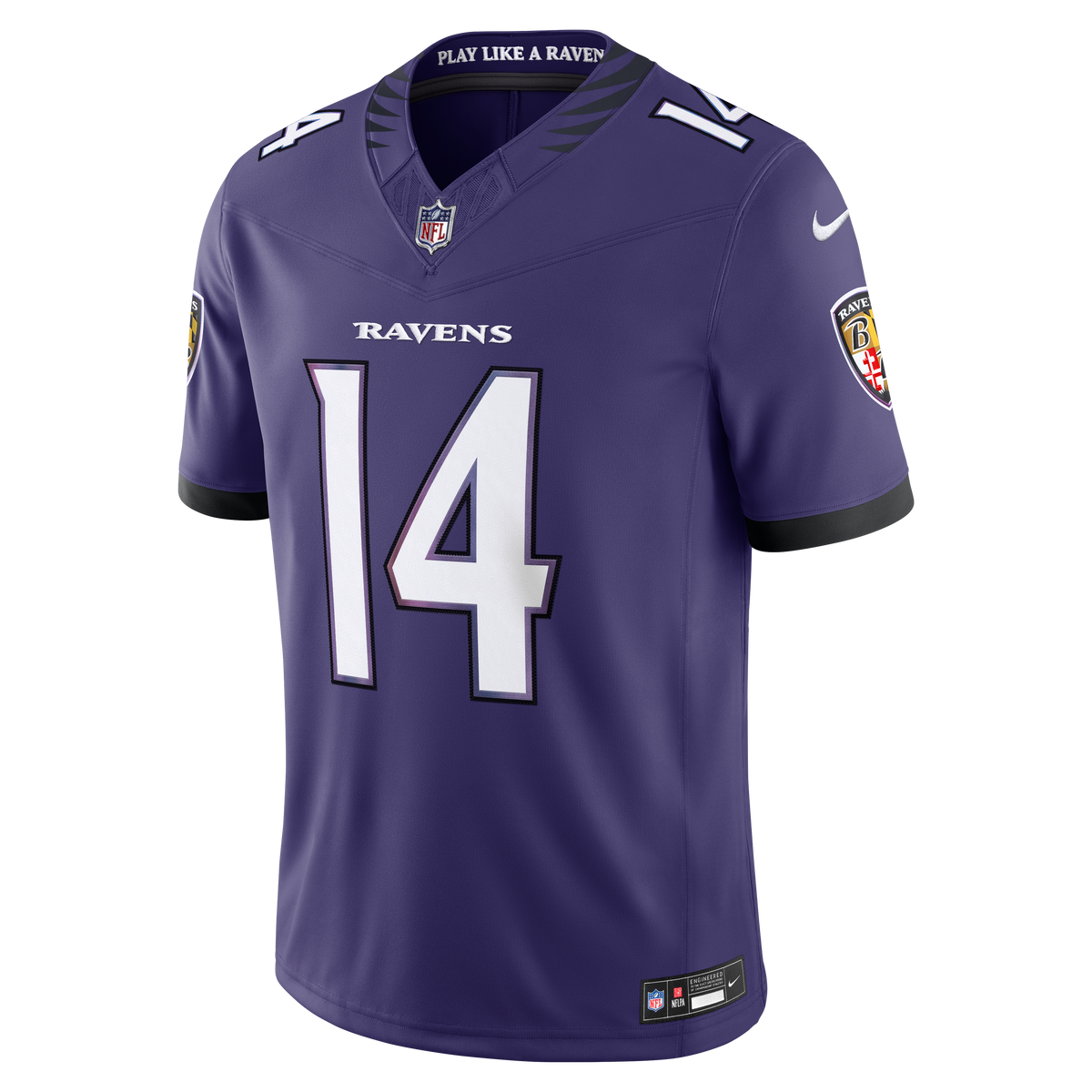 Baltimore Ravens Kyle Hamilton Nike Black Alternate Vapor F.U.S.E. Stitched Limited Jersey