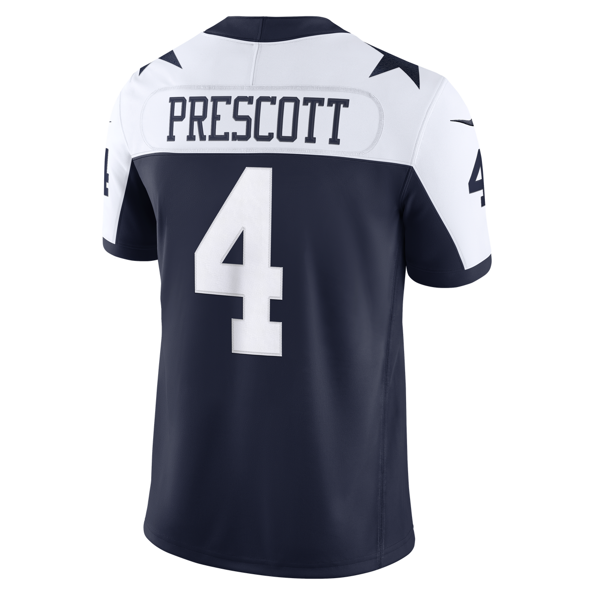 Dallas Cowboys Dak Prescott Nike Navy Alternate Vapor F.U.S.E. Stitched Limited Jersey
