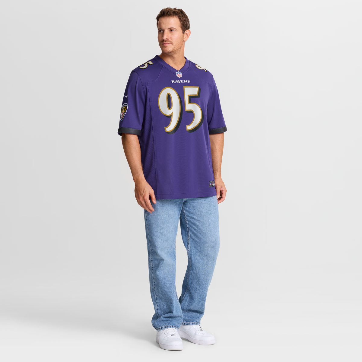 Baltimore Ravens Tavius Robinson Nike Purple Team Game Jersey