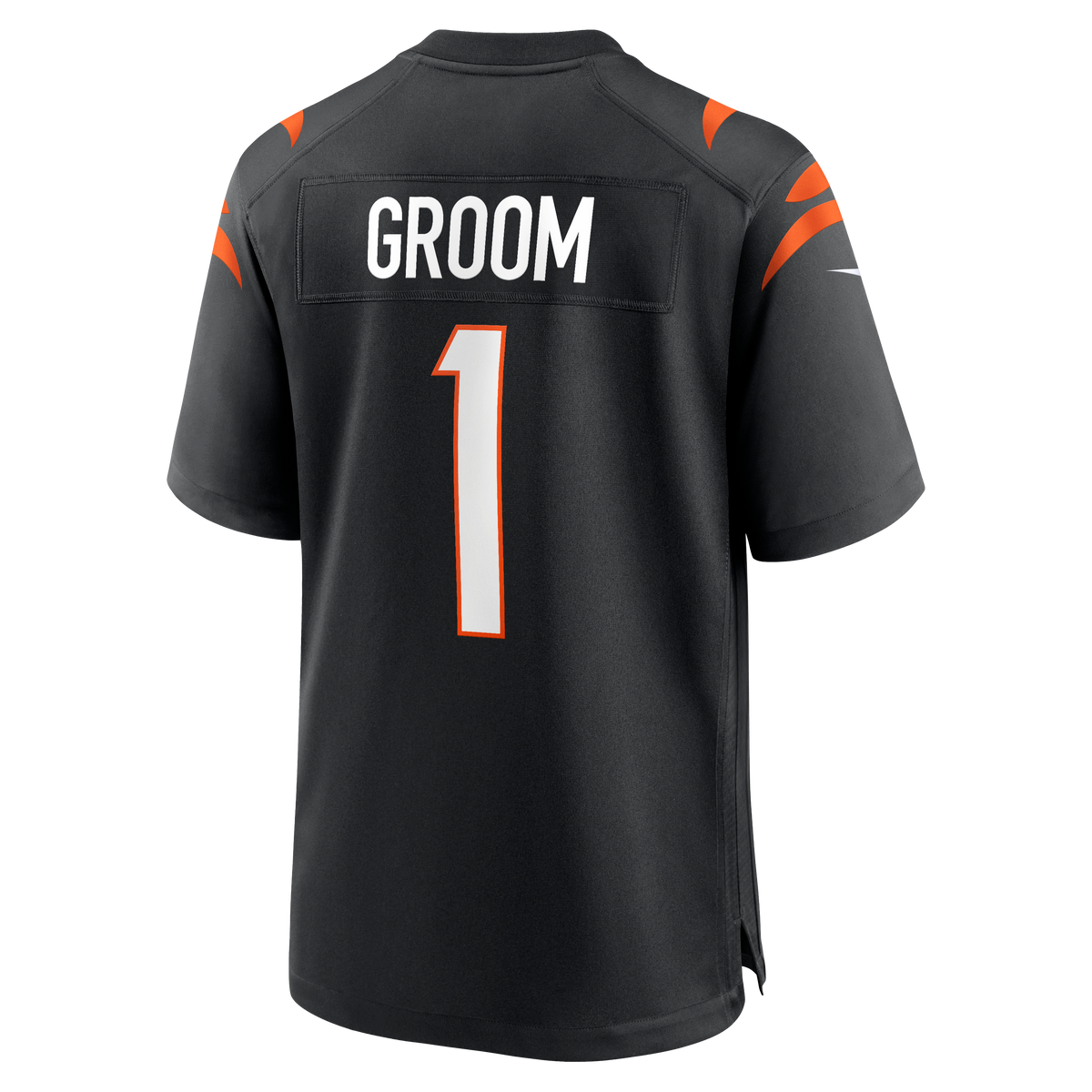 Cincinnati Bengals Number 1 Groom Nike Black Game Jersey