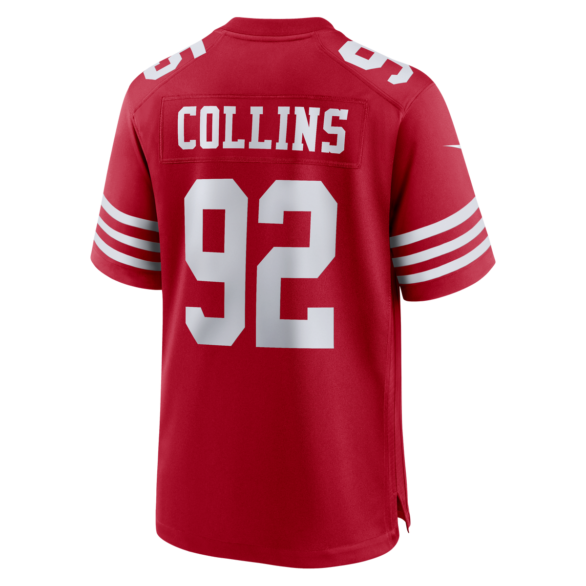San Francisco 49ers Alfred Collins Nike Scarlet Team Game Jersey