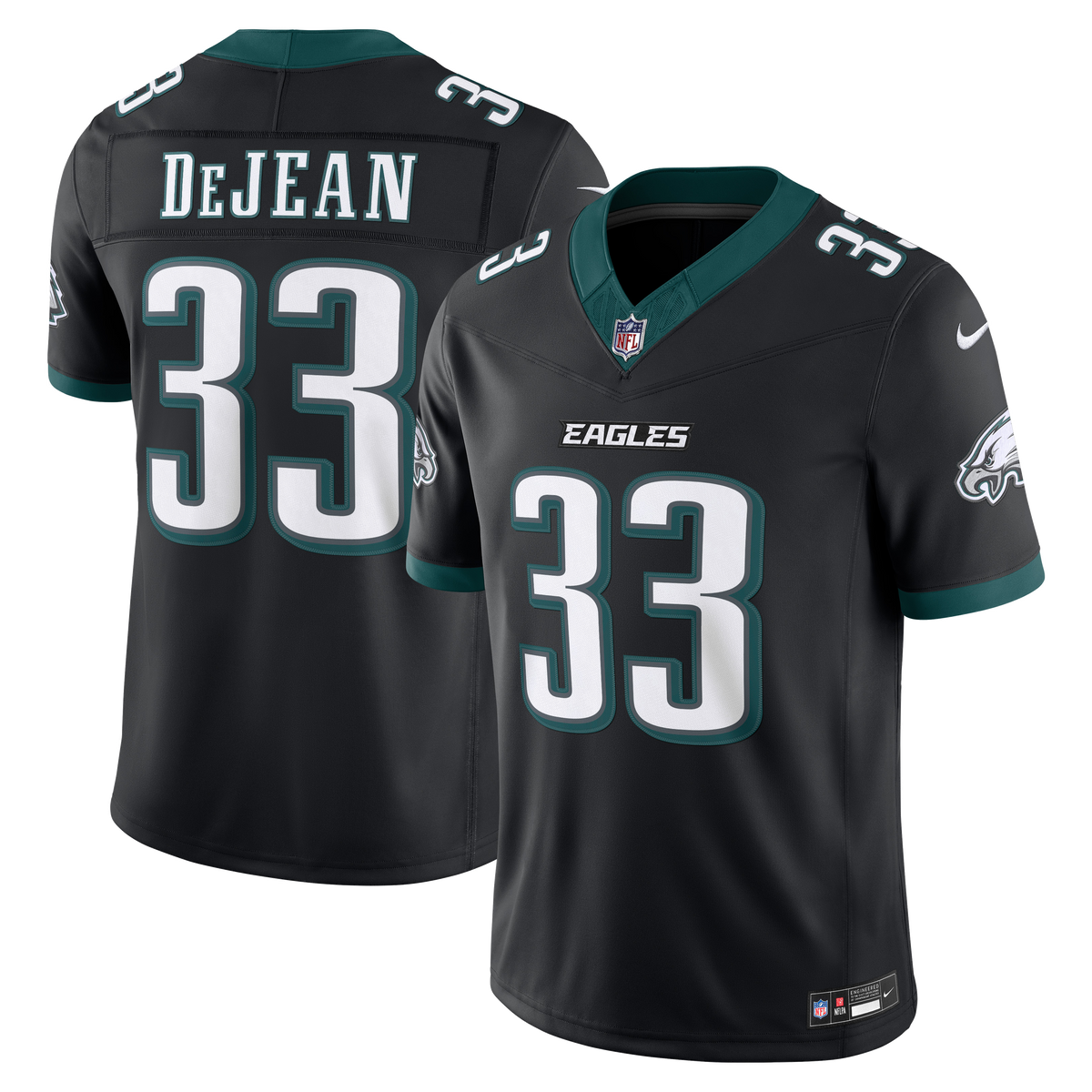 Philadelphia Eagles Cooper DeJean Nike Kelly Green Alternate Vapor F.U.S.E. Stitched Limited Jersey