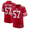 San Francisco 49ers Luke Gifford Nike Scarlet Team Game Jersey