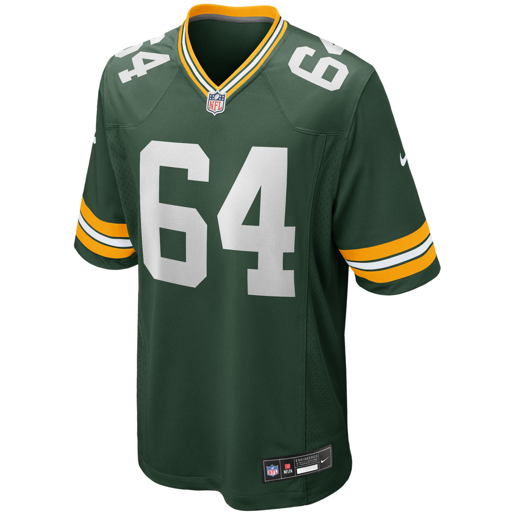 Green Bay Packers Jerry Kramer Nike Green Game Retired Player Jersey