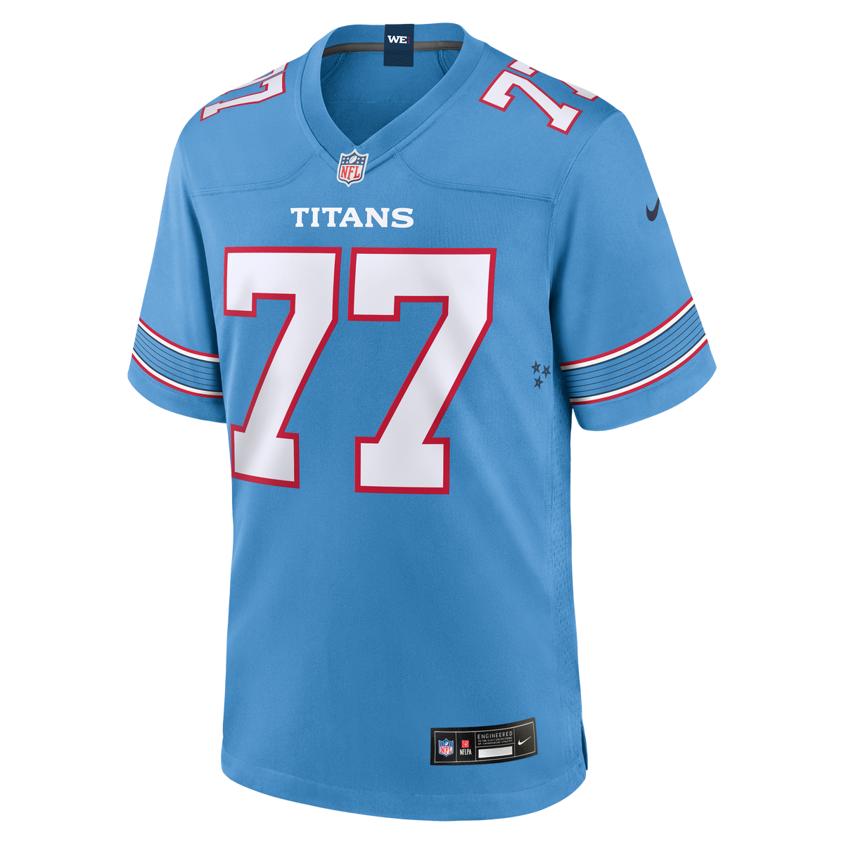 Tennessee Titans Peter Skoronski Nike Light Blue Game Jersey