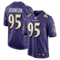 Baltimore Ravens Tavius Robinson Nike Purple Team Game Jersey