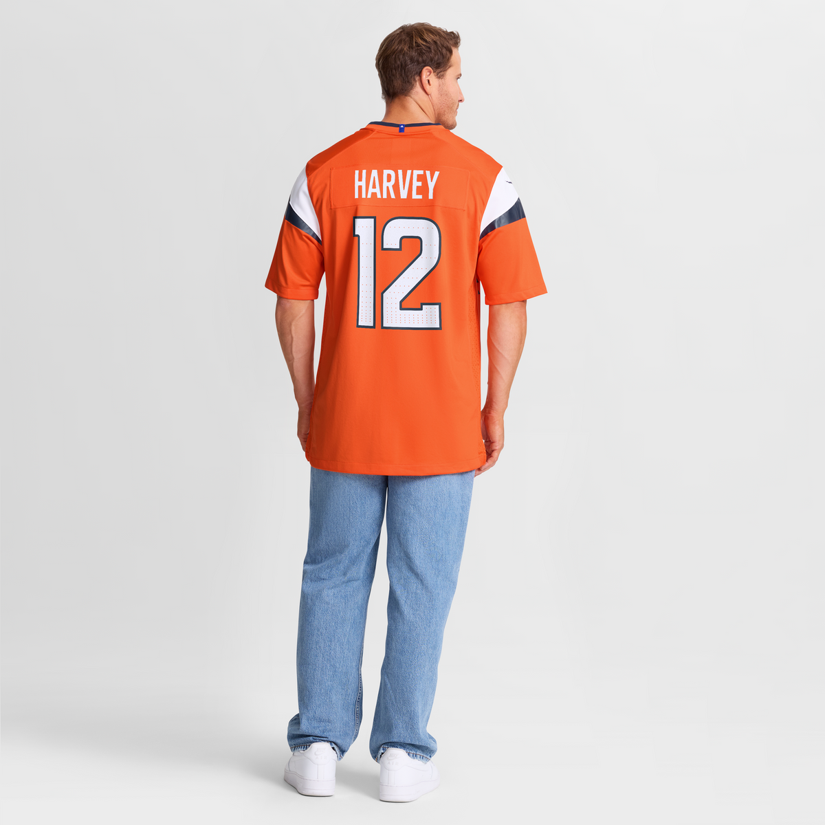 Denver Broncos RJ Harvey Nike Orange Team Game Jersey