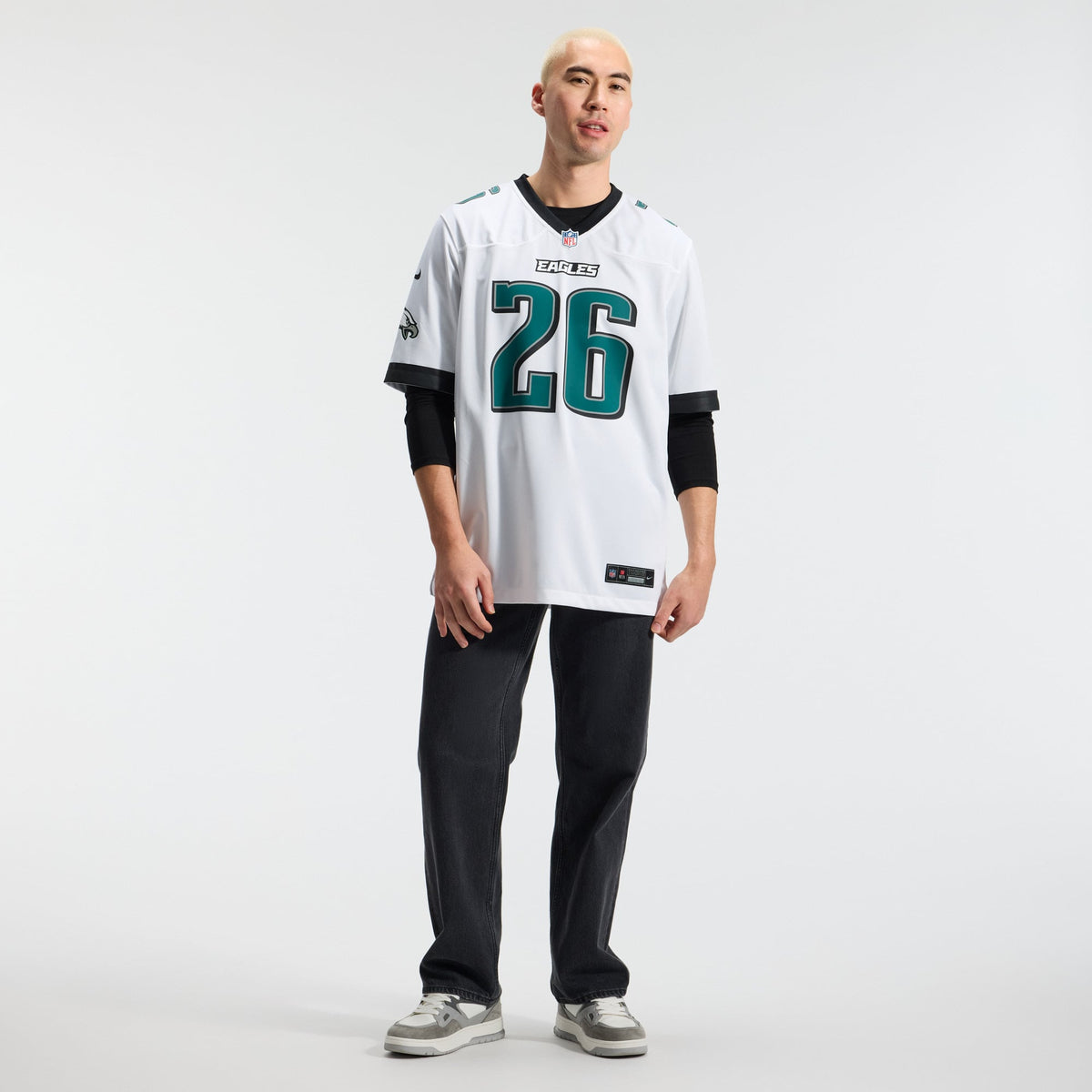 Philadelphia Eagles Saquon Barkley Nike Midnight Green Team Game Jersey
