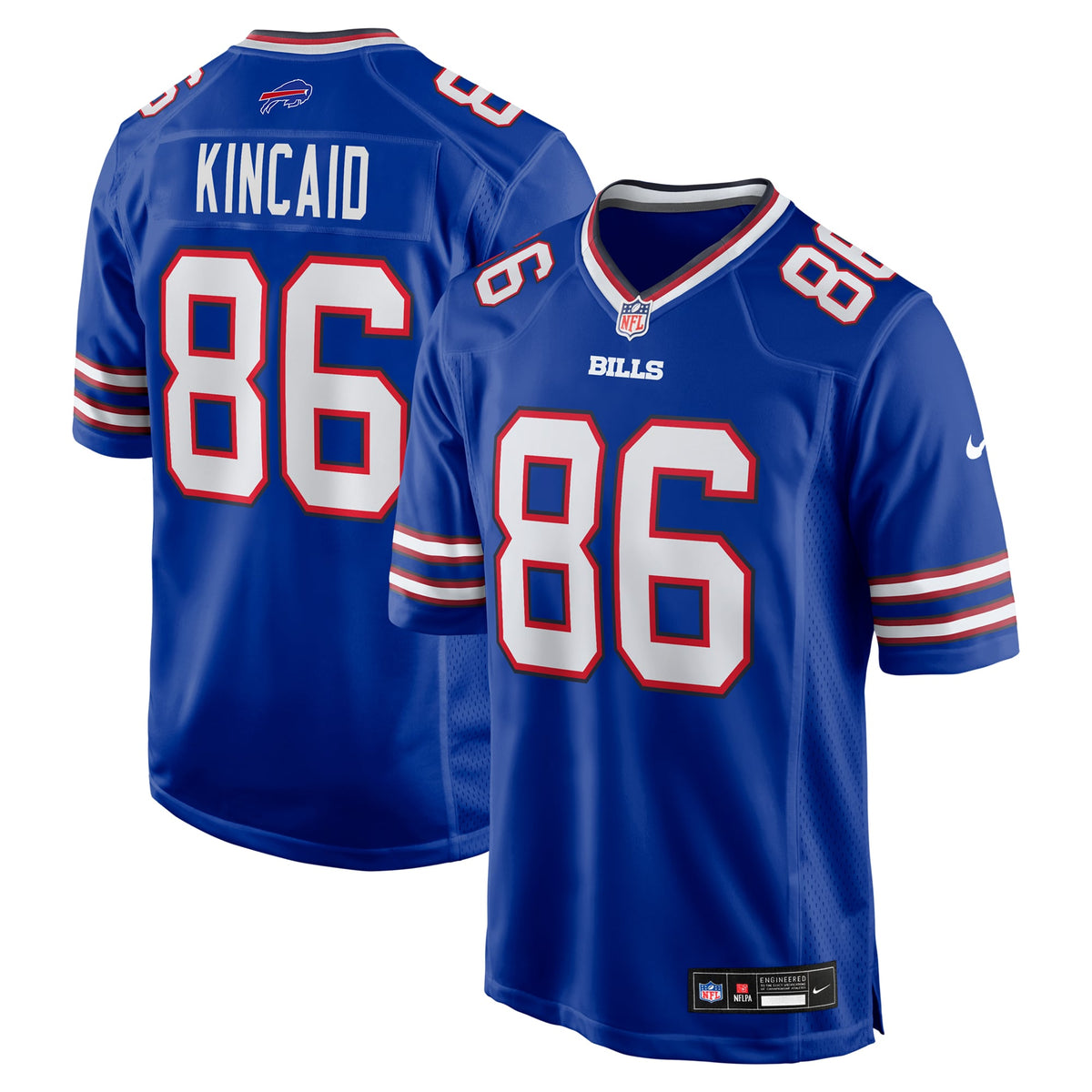 Buffalo Bills Dalton Kincaid Nike Gray Nickel City Game Jersey