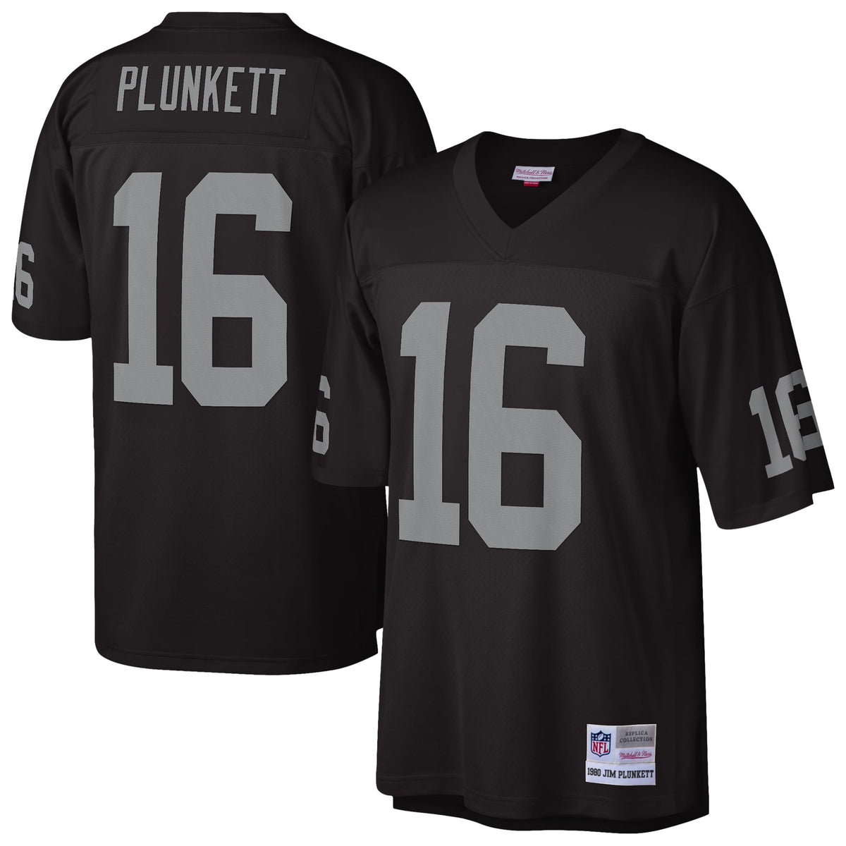 Oakland Raiders Jim Plunkett Mitchell & Ness Black 1980 Legacy Replica Jersey