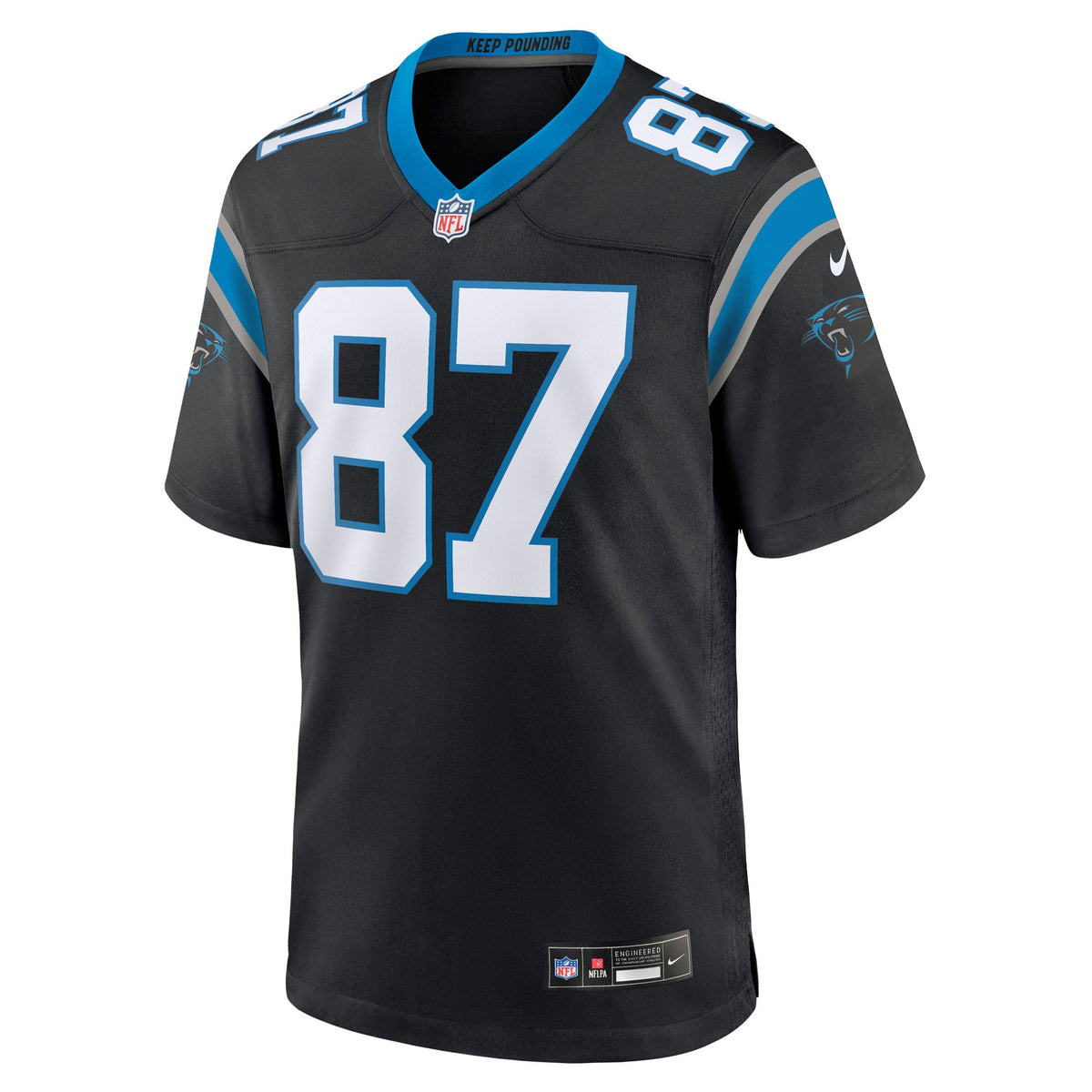 Carolina Panthers Brycen Tremayne Nike Black Team Game Jersey